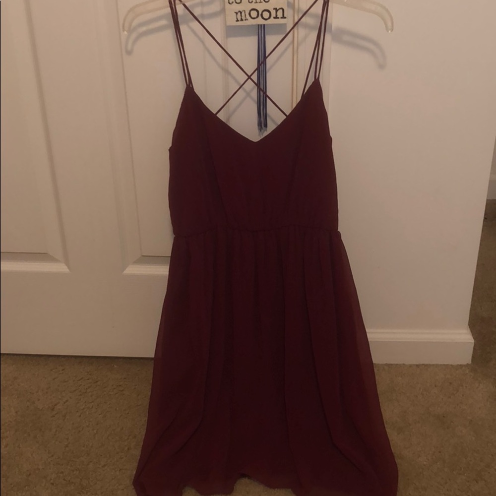 Size small Maroon Dainty Hooligan dress